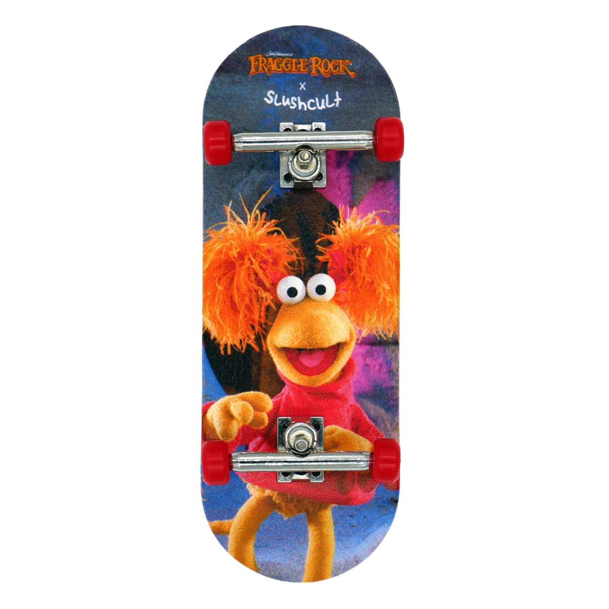 Slushcult x Fraggle Rock Grom Fingerboard Complete - Red