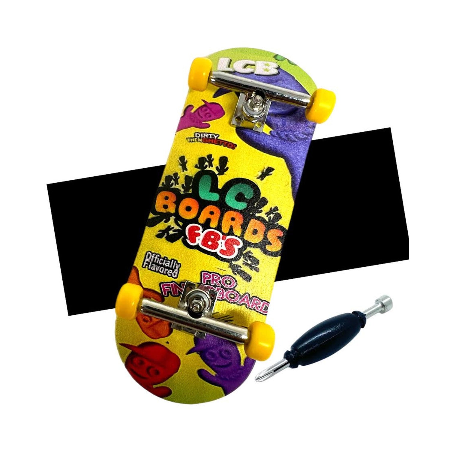 LC Boards Fingerboard 34mm Complete - Sour Patch