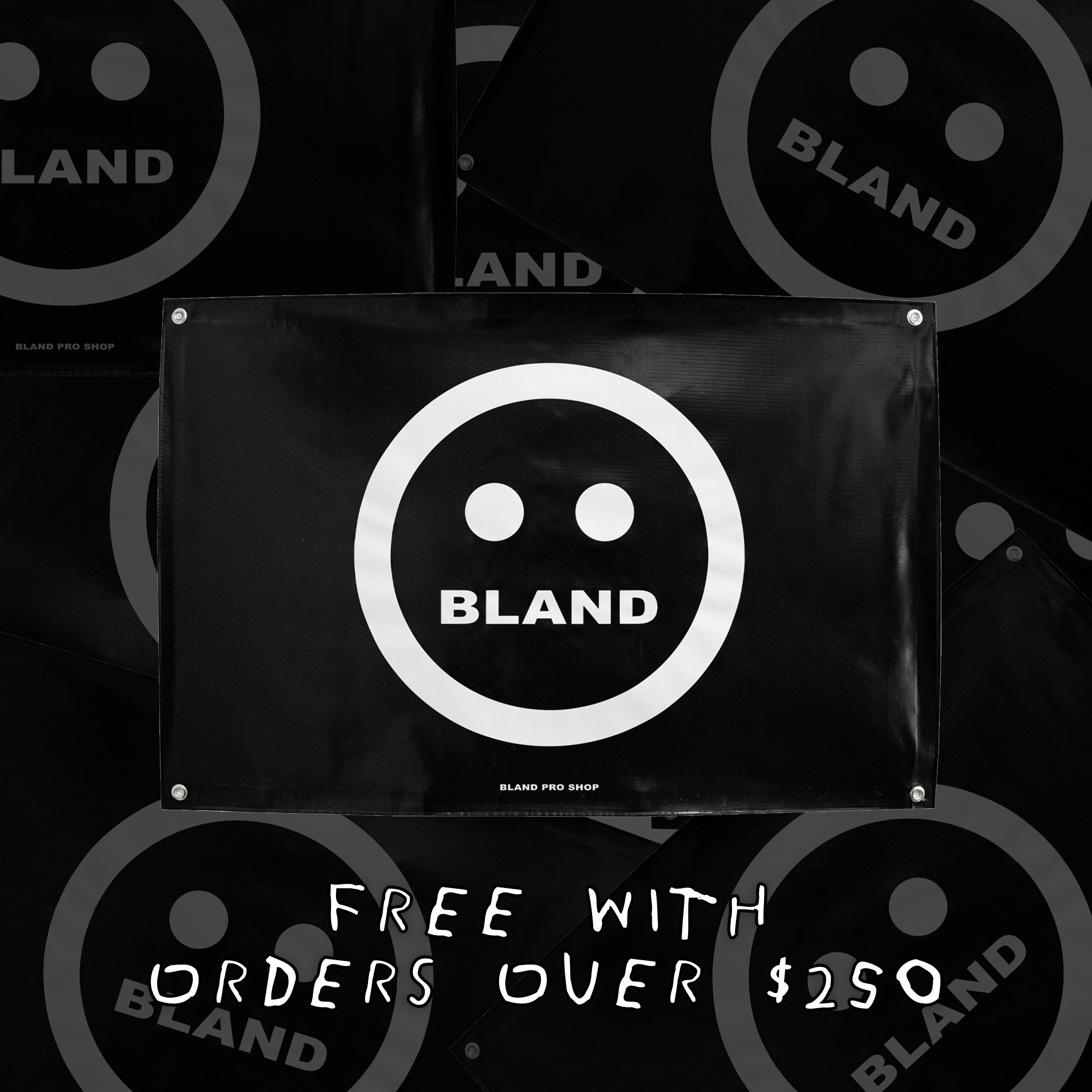 FREE PROMO BLAND VINYL BANNER