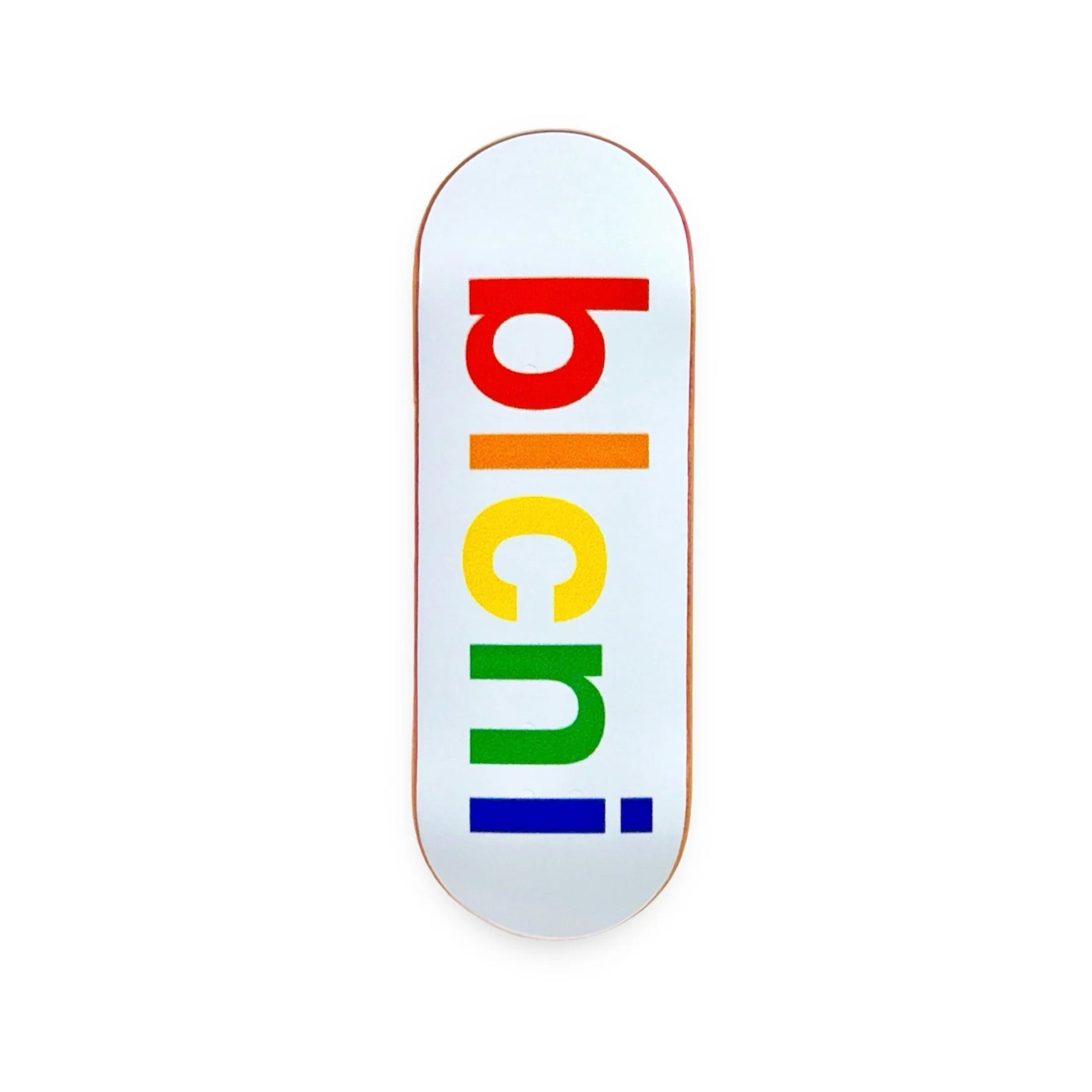 Blcny Fingerboard Deck - RIP Enjoi White