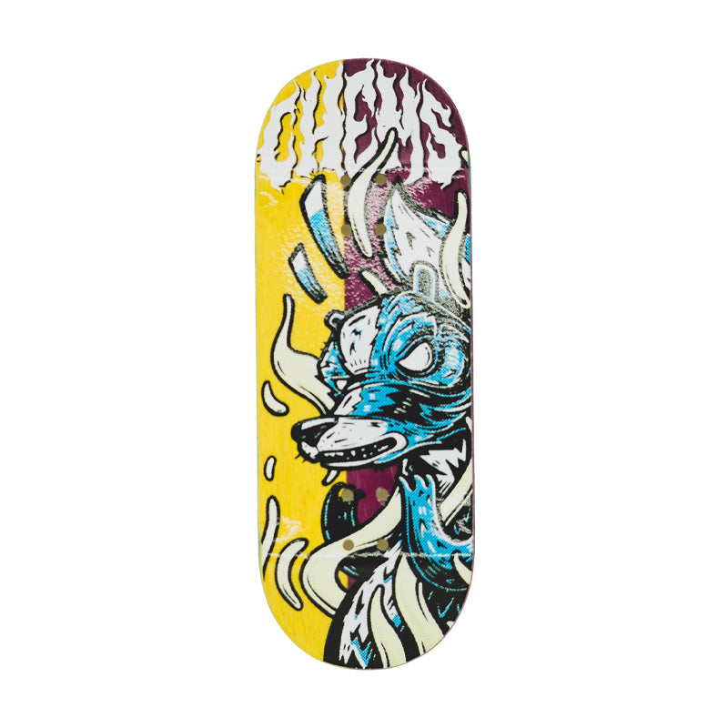 Chems "Scheming Skunk" Fingerboard Deck - (Split Ply)