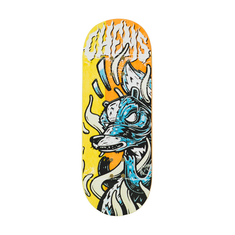 Chems "Scheming Skunk" Fingerboard Deck - (Split Ply)