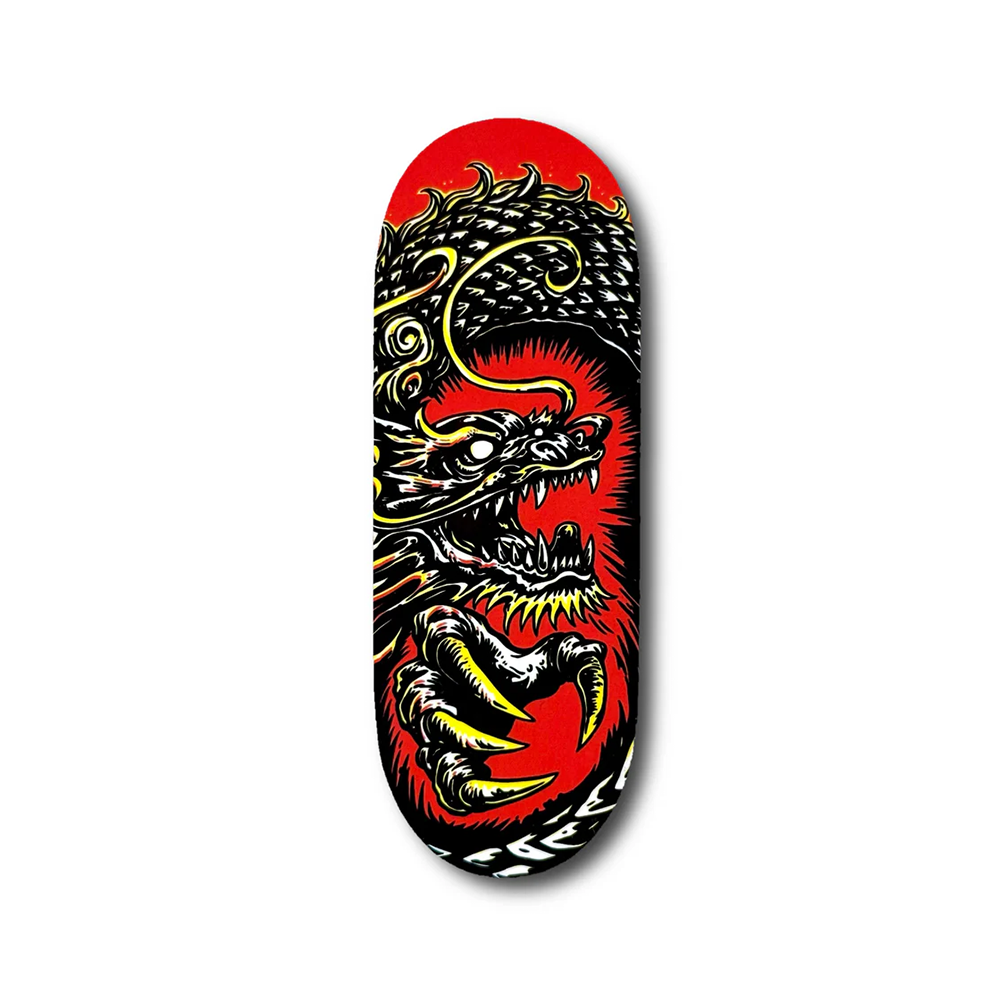 Chems Fingerboard Deck - Black Dragon