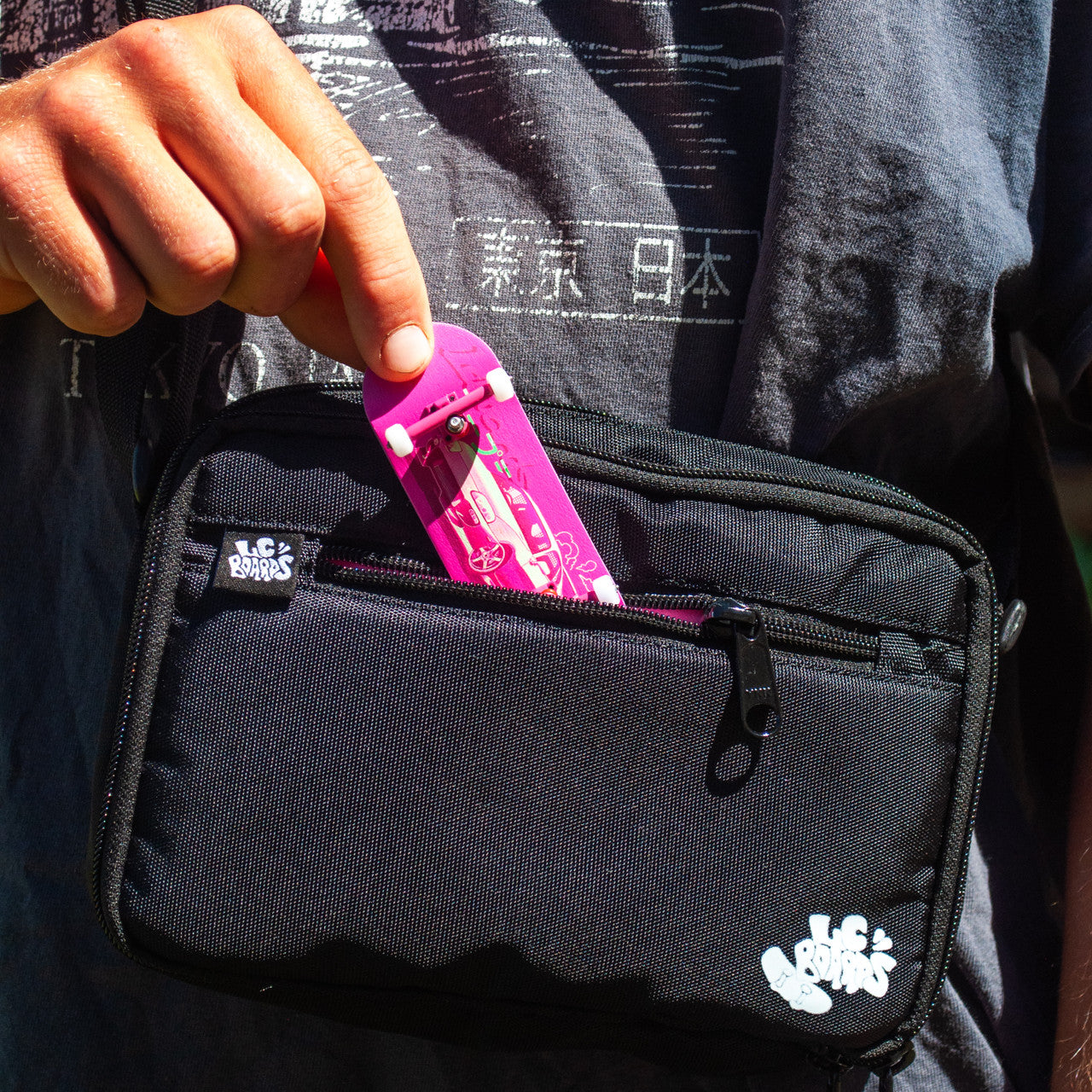 LC Boards Fingerboard Vending Sling Bag