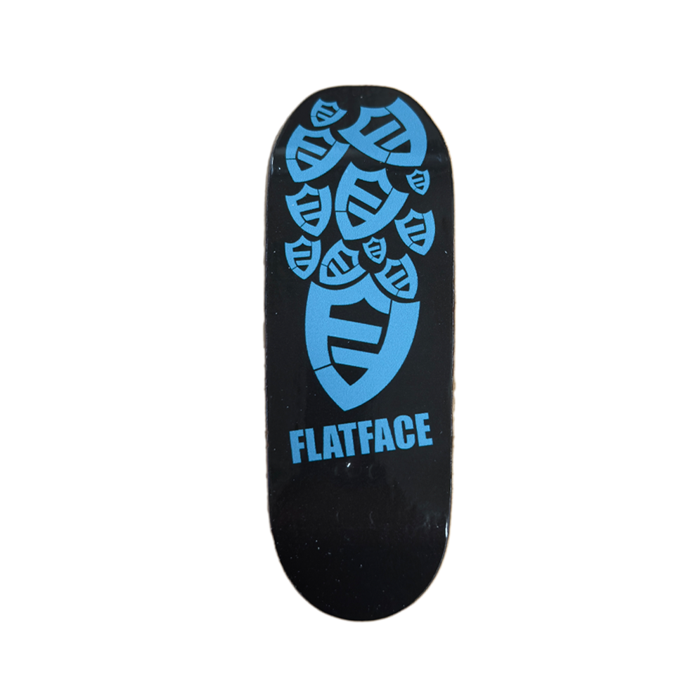 FlatFace G15 Faceshaver Fingerboard Deck - FF Cyan