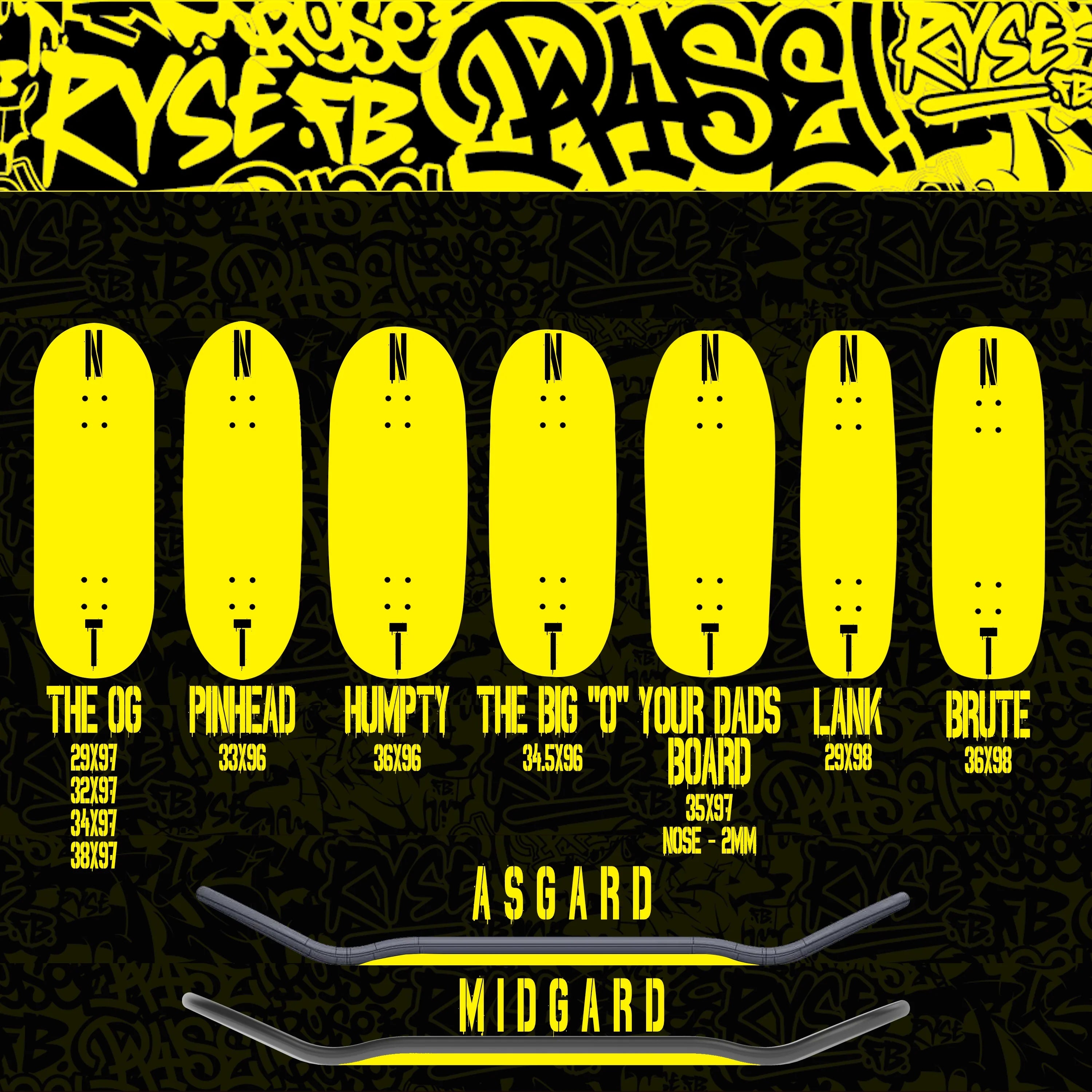 Ryse Fingerboard Deck - US Bills