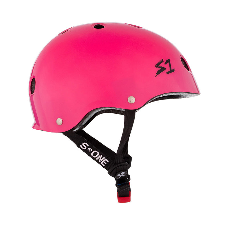 S1 Mini Lifer Helmet - Gloss Hot Pink