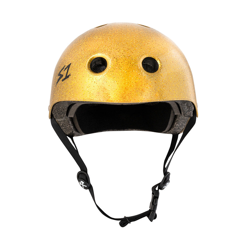 S1 Mini Lifer Helmet - Gold Gloss Glitter