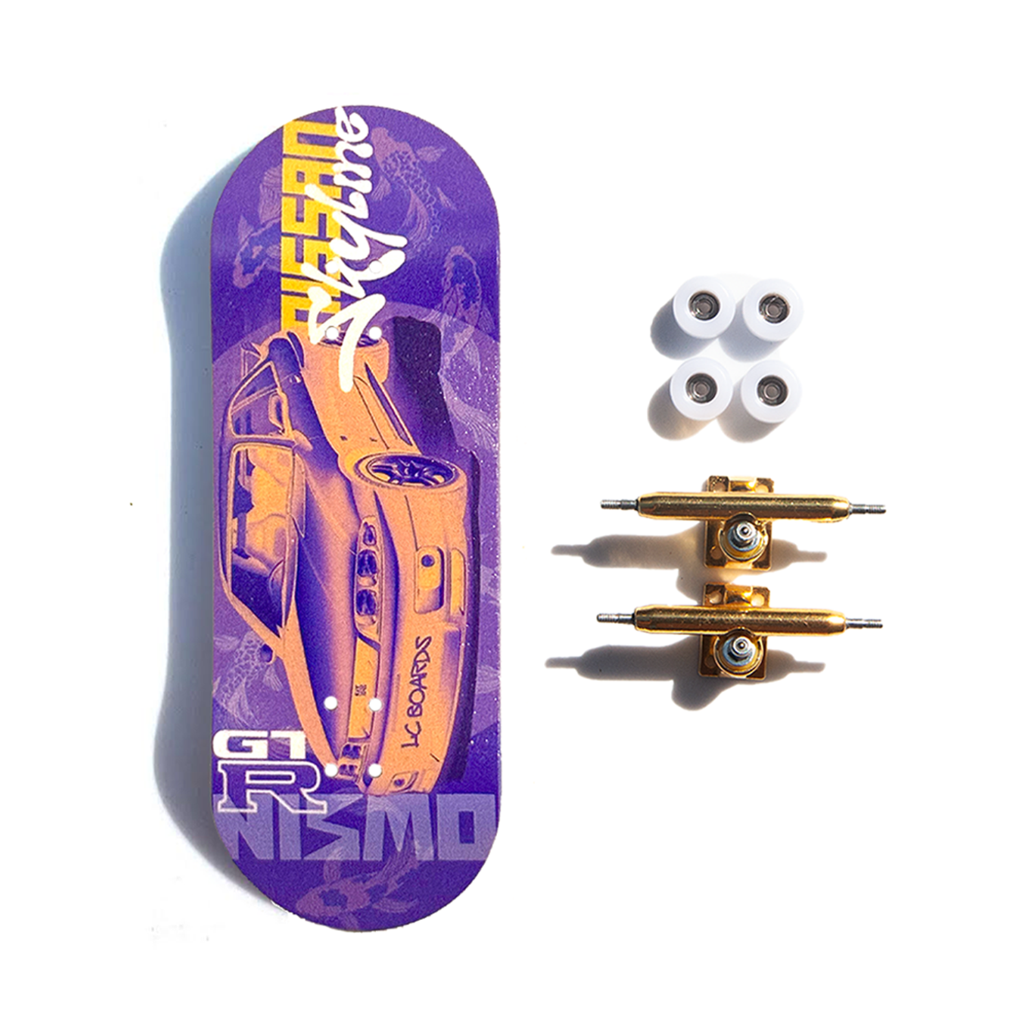 LC Boards Fingerboard 34mm Complete - Garage Series Skyline