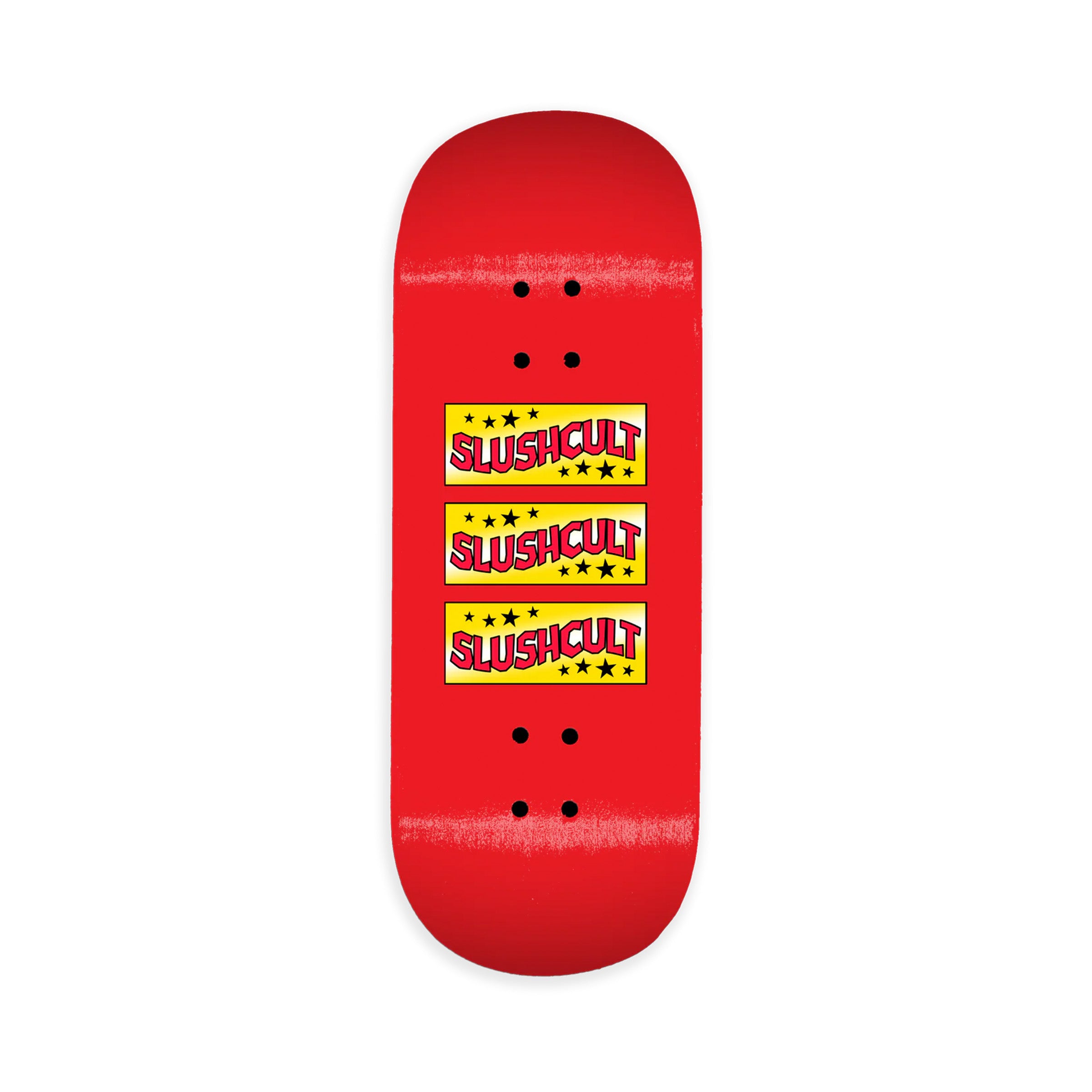 Slushcult x DK Fingerboard Deck - Red Stars