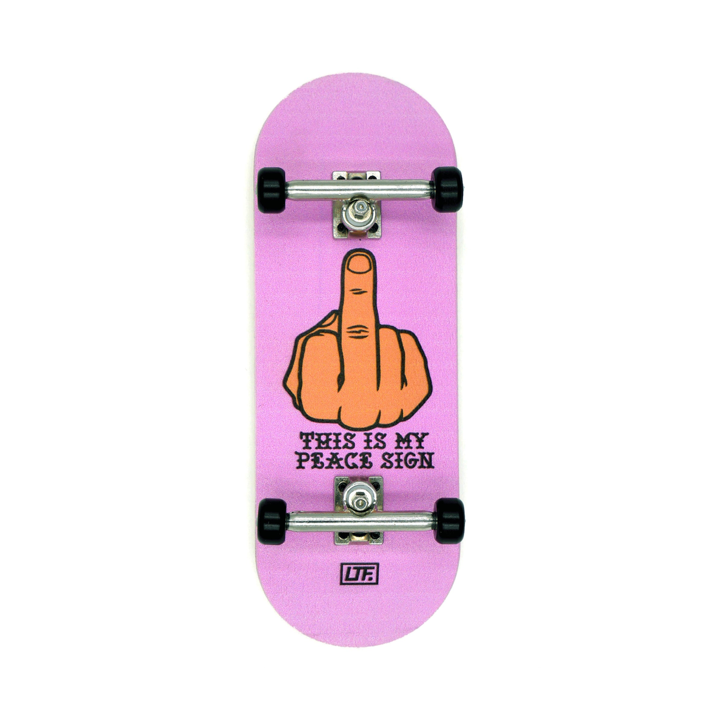 Slushcult x LTF Grom Fingerboard Complete - "My Peace Sign"