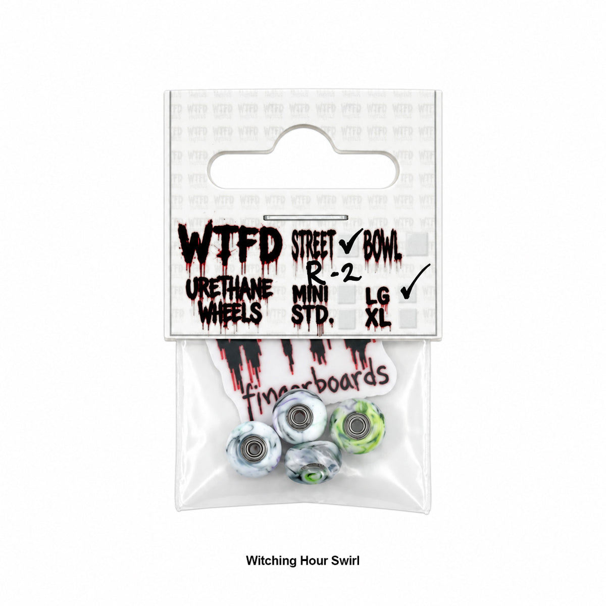 WTFD Fingerboard R2 Wheels