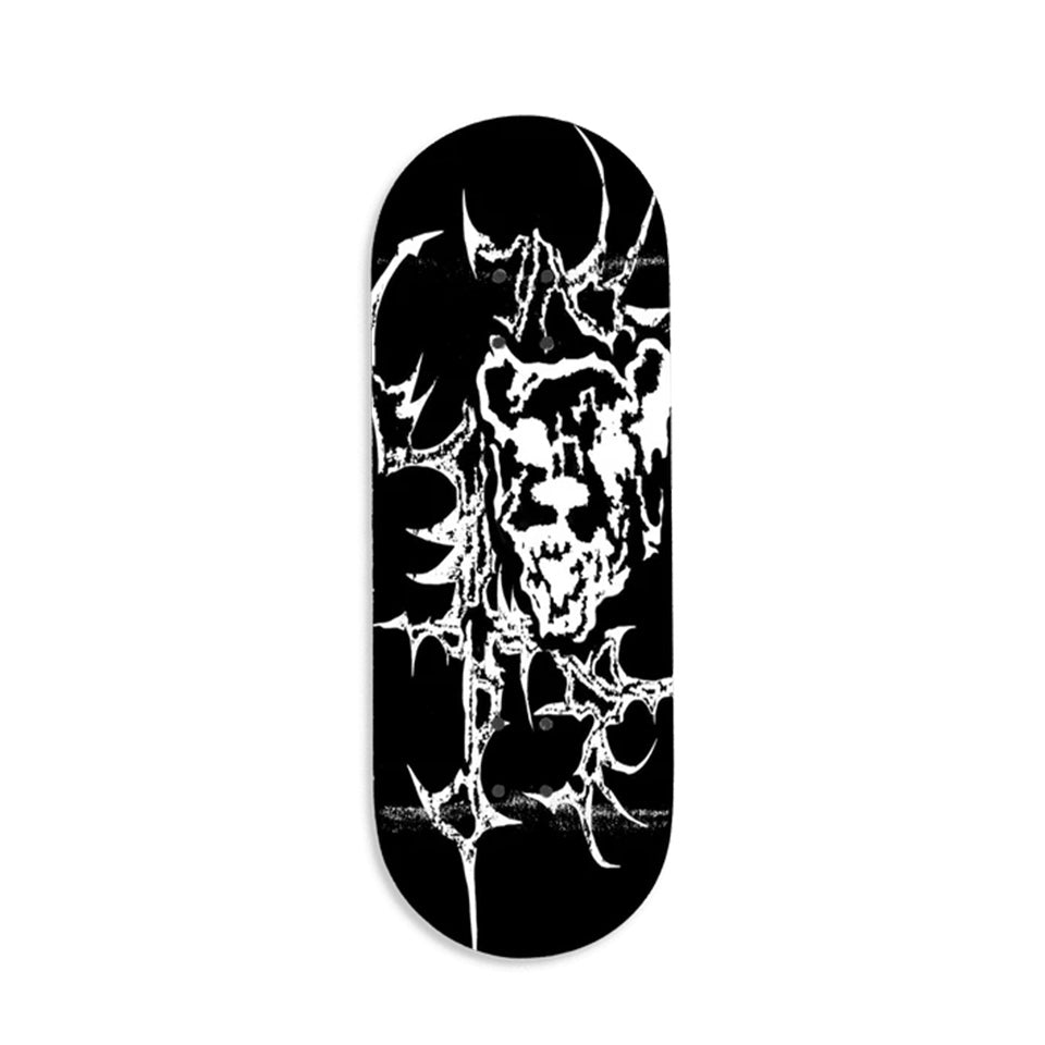 Awful Fingerboard Deck - Cyber Bear (Black)