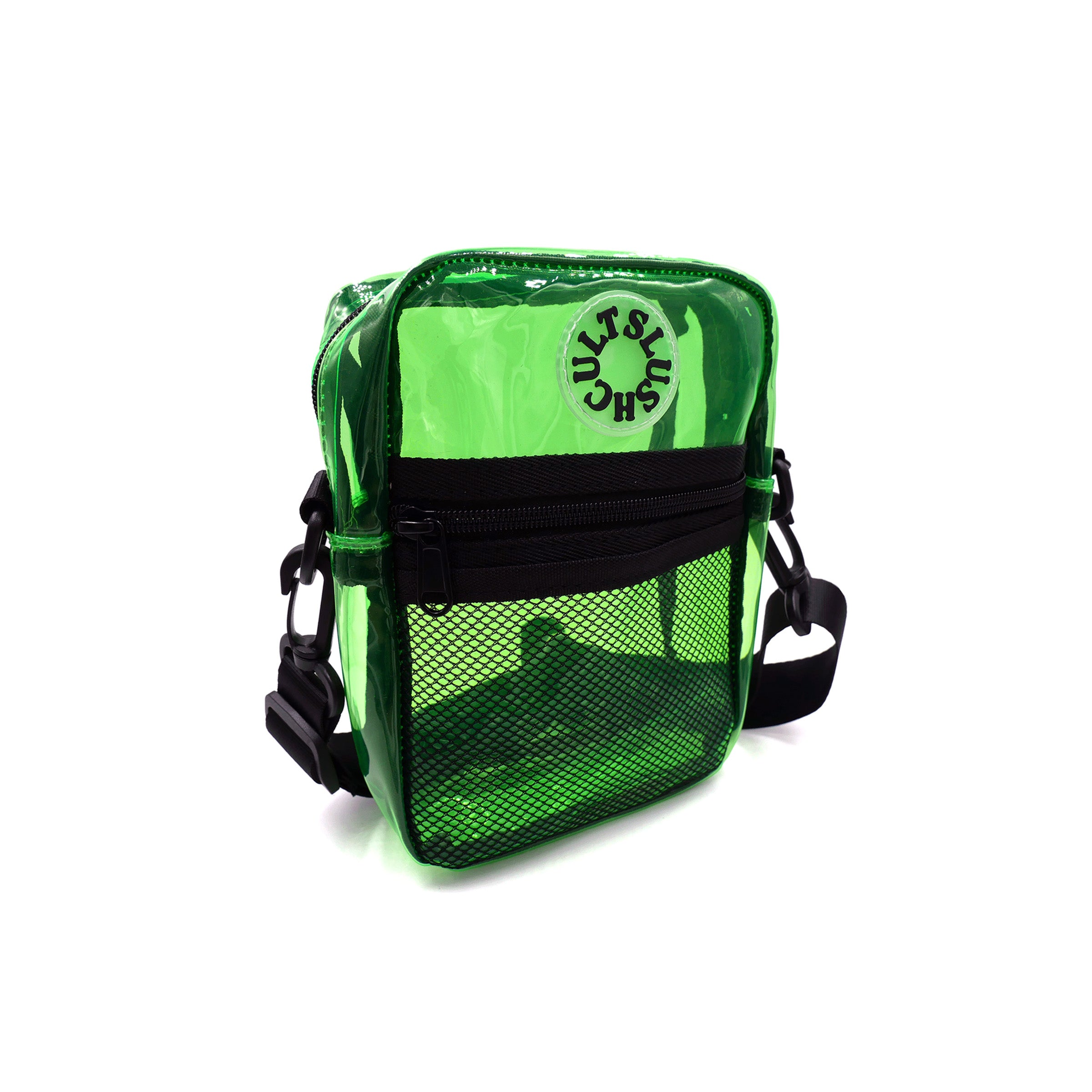 Slushcult Anywhere Side Bag - Clear Green