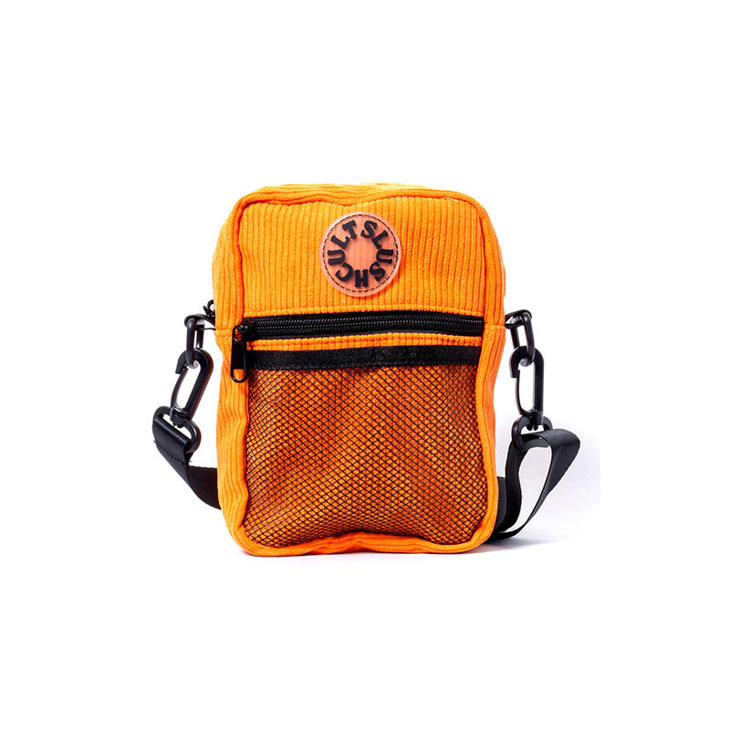 Slushcult Anywhere Corduroy Side Bag - Orange