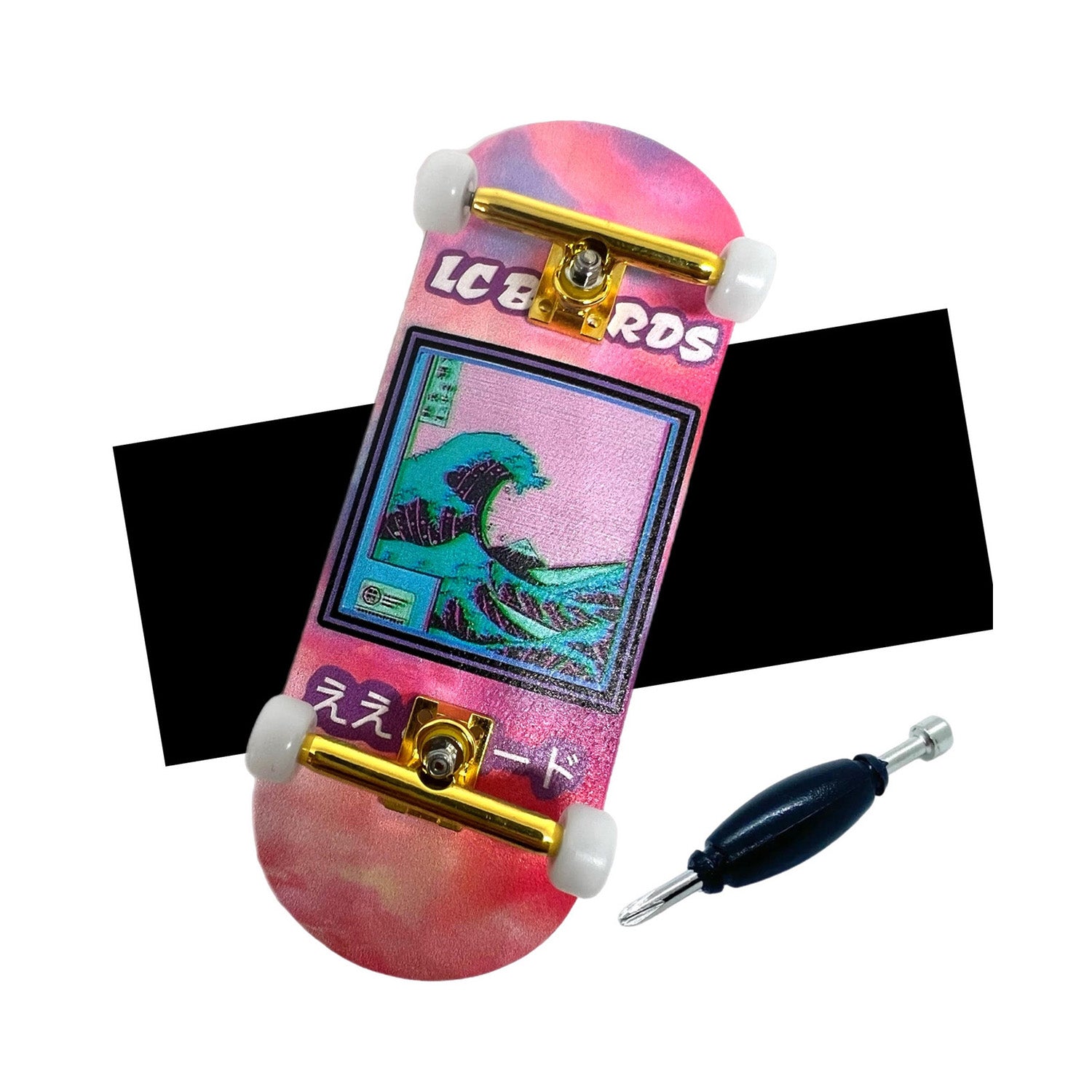 LC Boards Fingerboard 34mm Complete - Wave