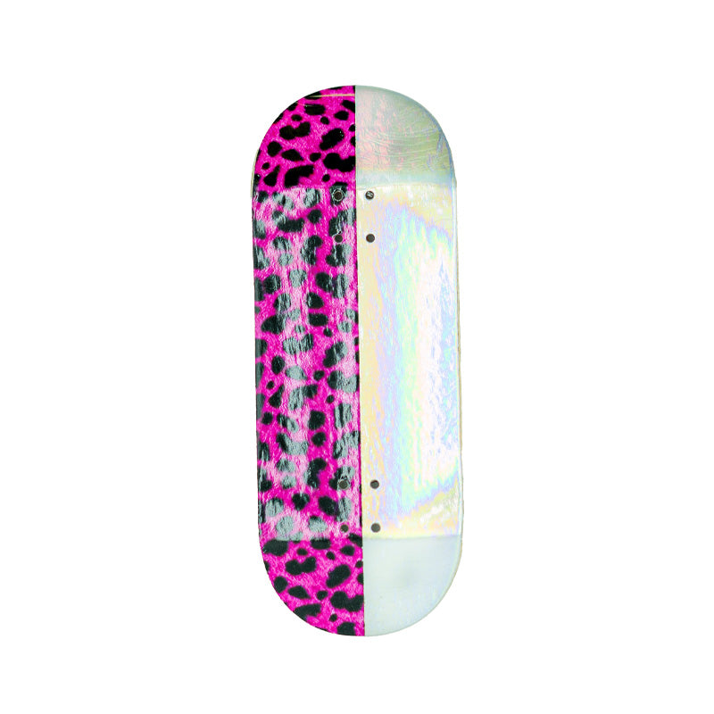 Awful Fingerboard Deck - Pink Leopard Holo