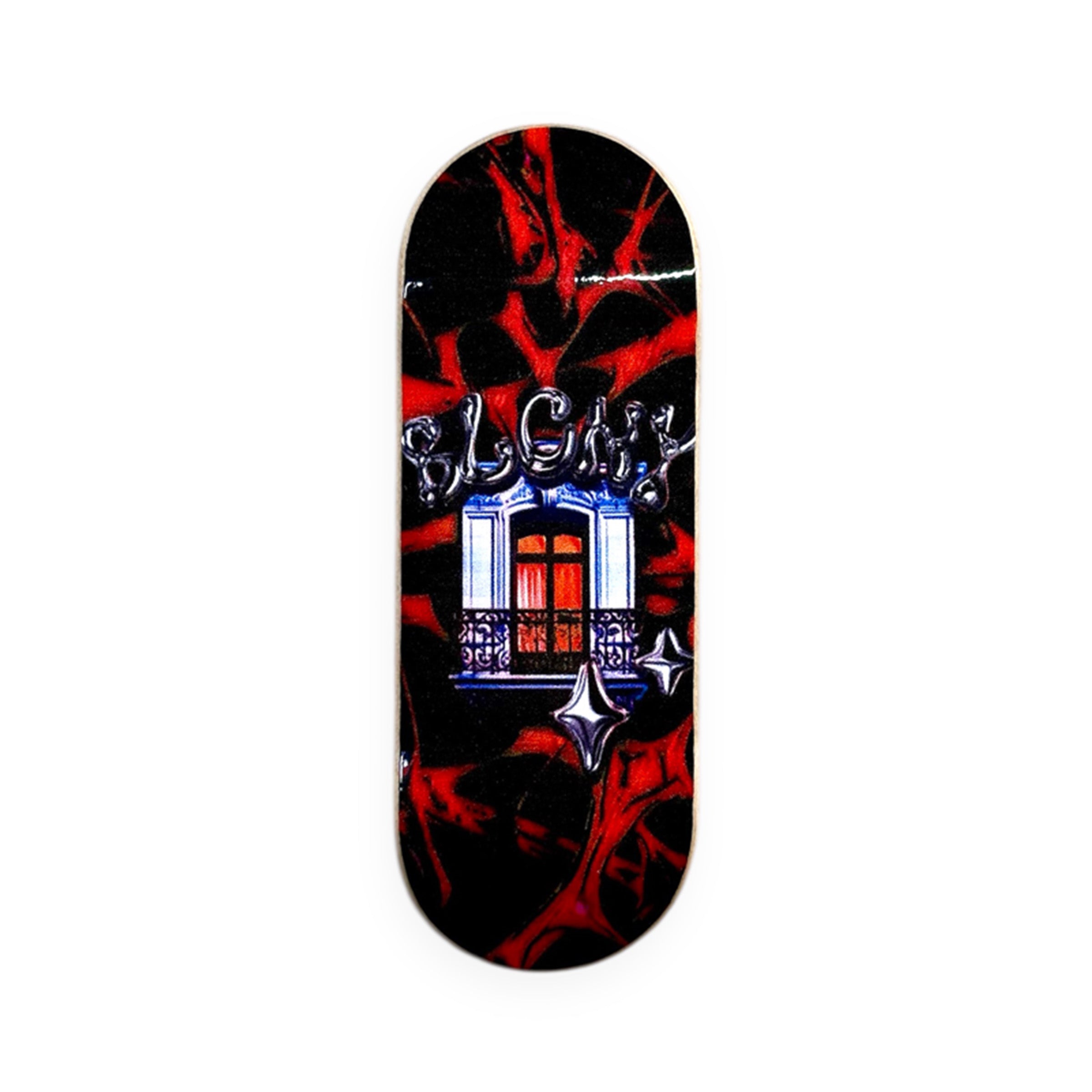 Blcny Fingerboard Deck - 80Hg (Red)