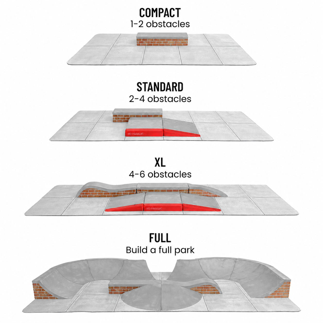 Silent Obstacles Silent Sidewalk Pad Fingerboard Surface - Street