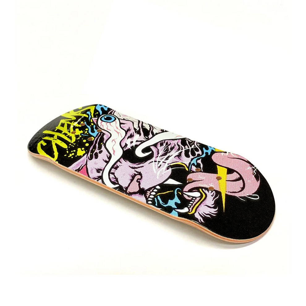 Chems "Melted" Fingerboard Deck - Purple