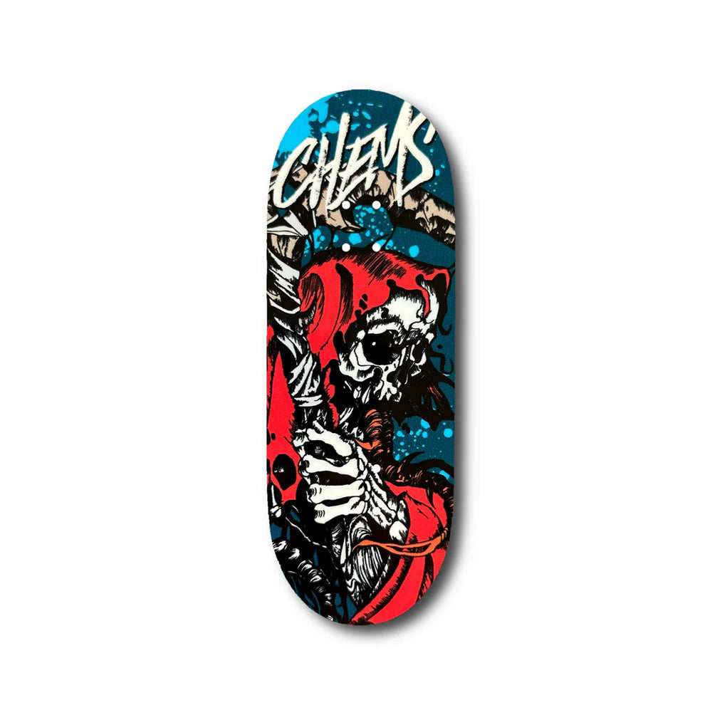 Chems "Grim" Fingerboard Deck - Red