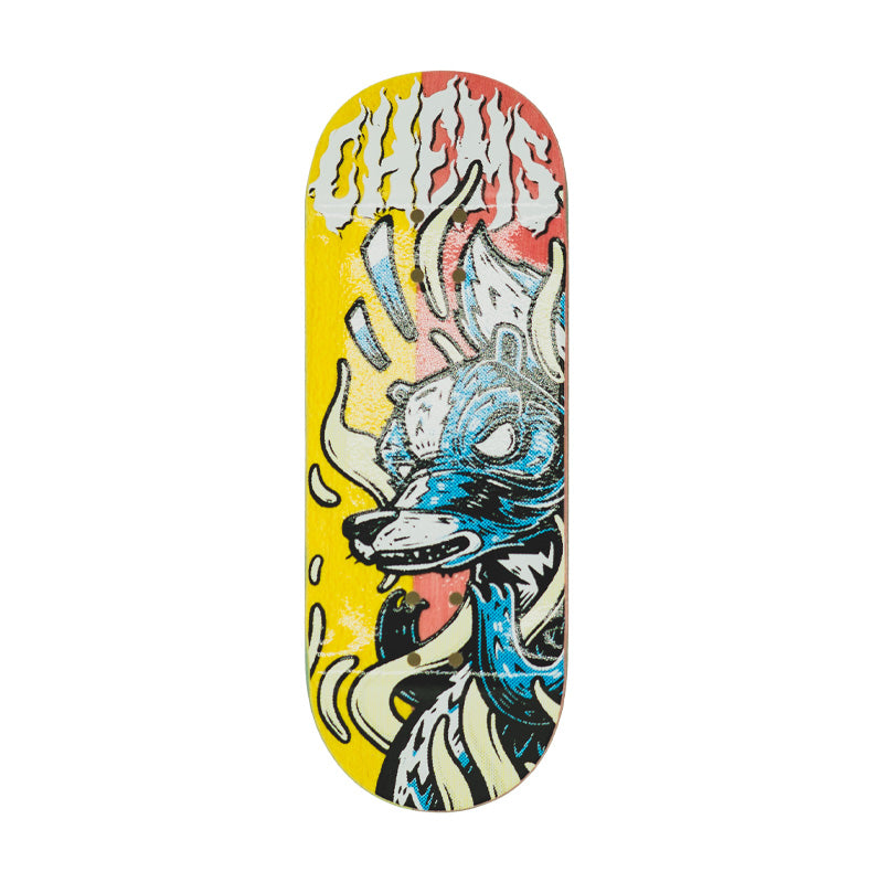 Chems "Scheming Skunk" Fingerboard Deck - (Split Ply)