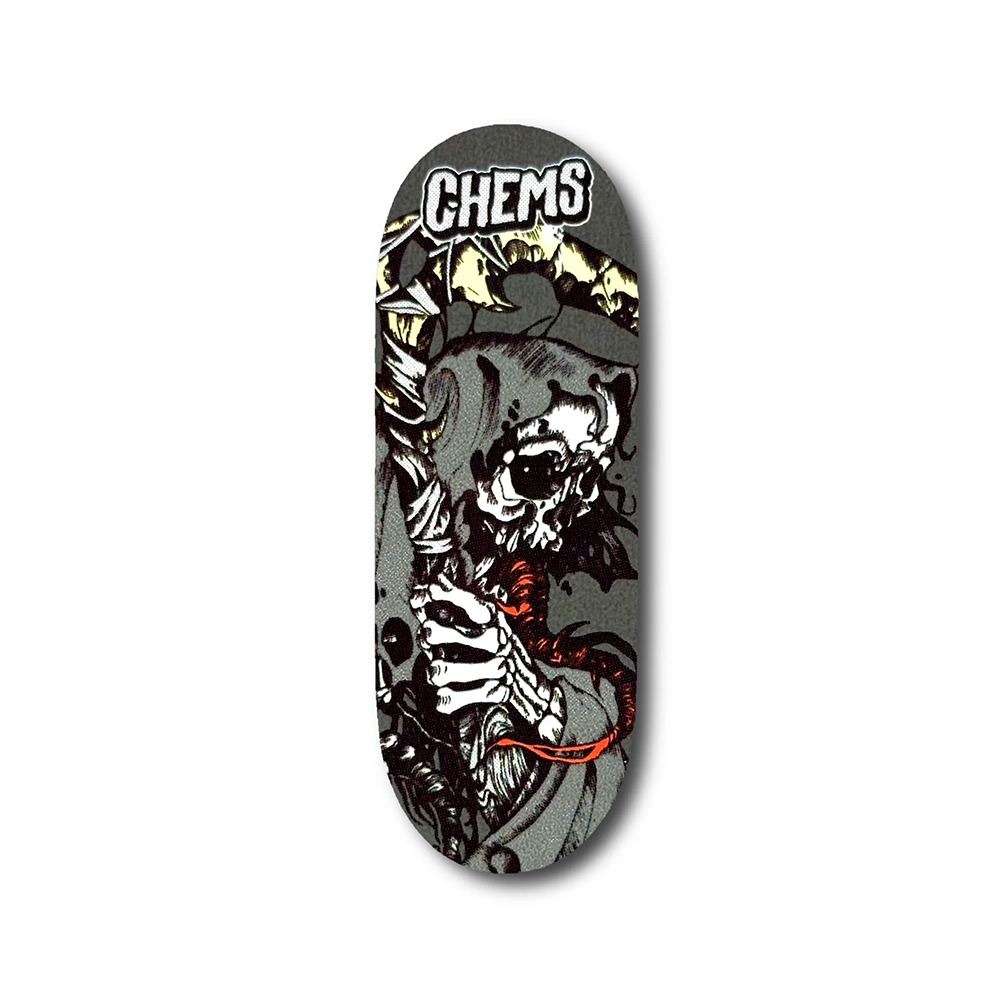 Chems "Grim" Fingerboard Deck - Grey