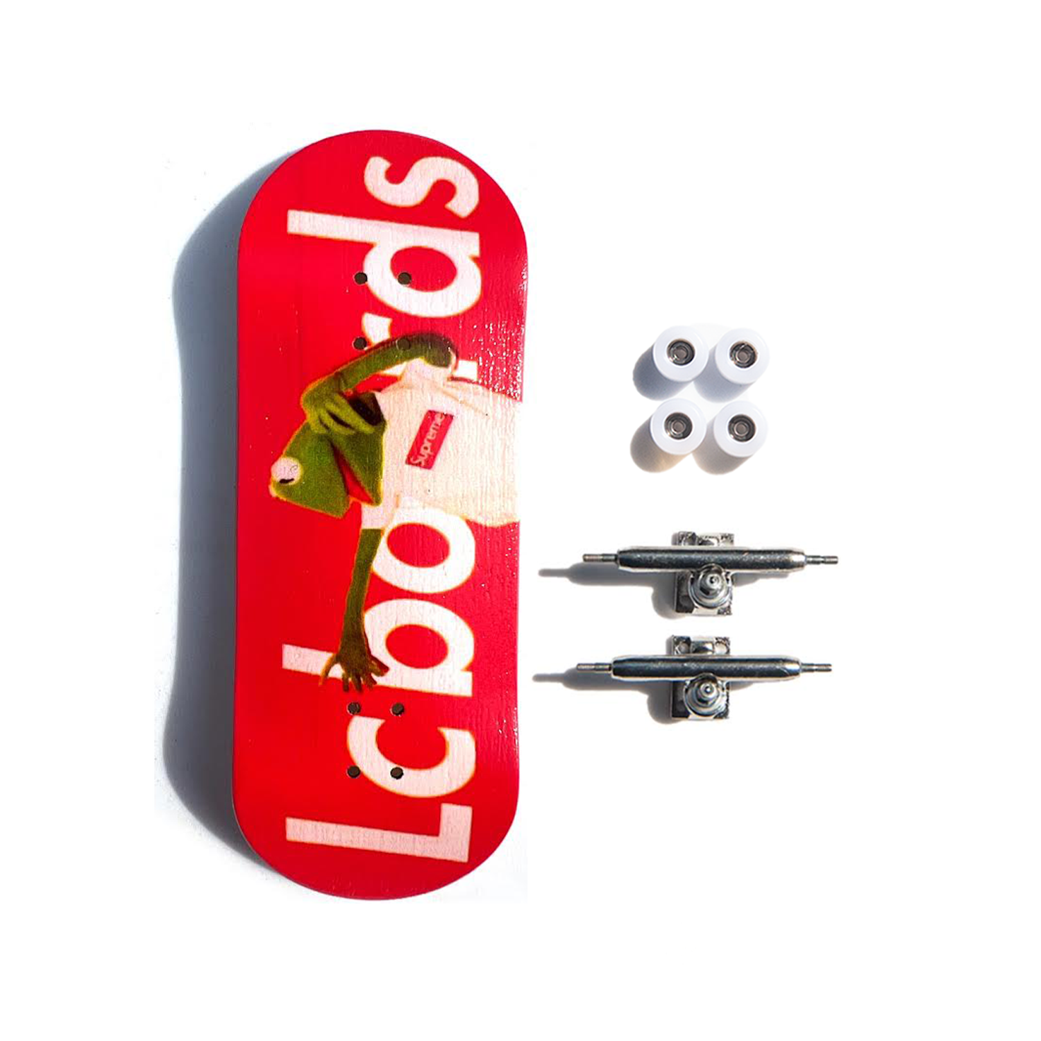 LC Boards Fingerboard 34mm Complete - Red Kermit