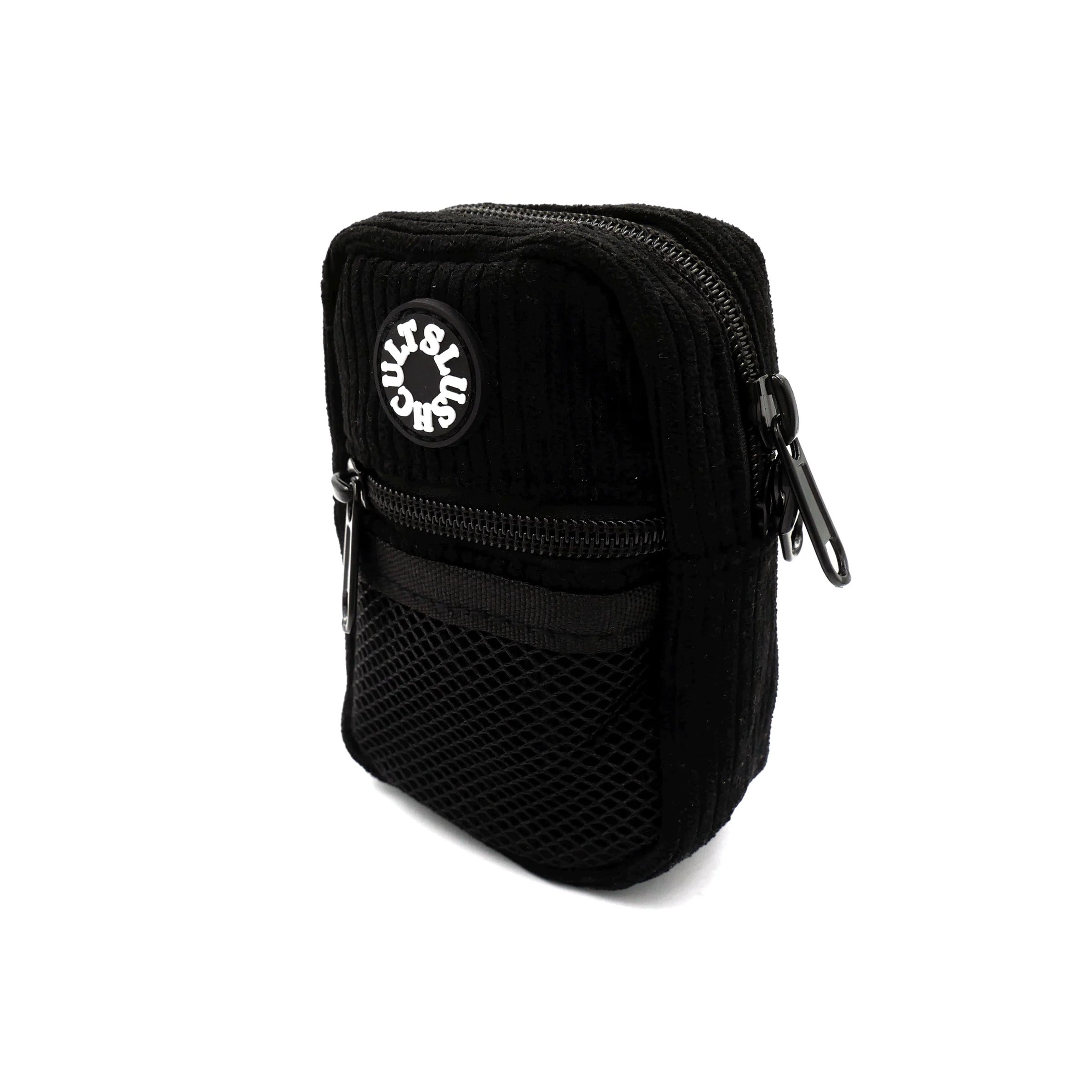 Slushcult Mini Side Bag - Black Corduroy