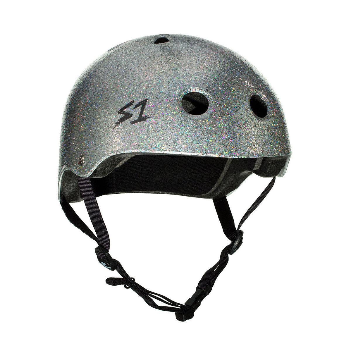 S1 Lifer Helmet - Silver Gloss Glitter