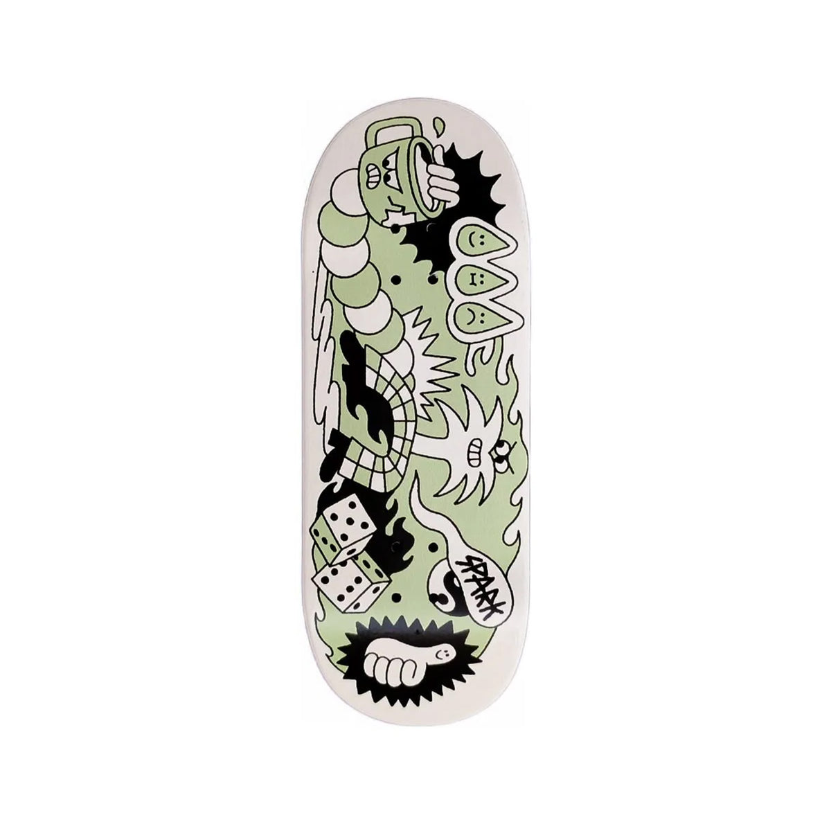 Spark Fingerboard Deck - The Palm Guy