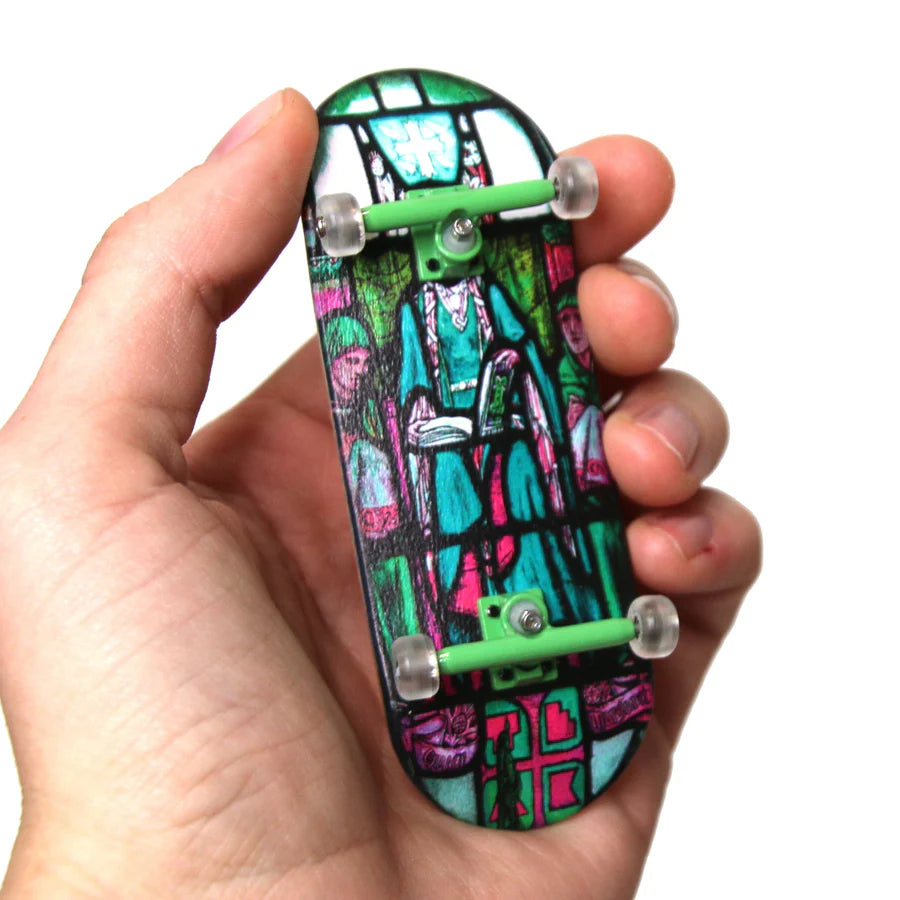 Teak Tuning Prolific Gen2 Fingerboard Complete - Queen Margaret Stained Glass