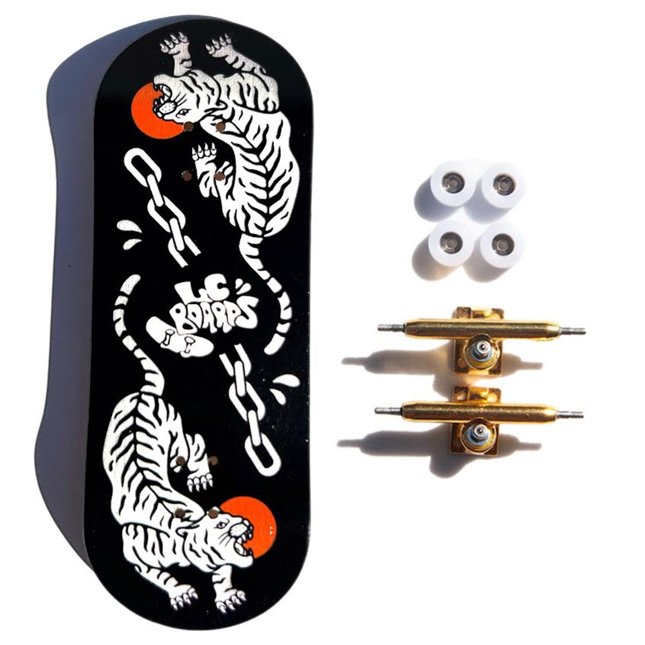 LC Boards Fingerboard 34mm Complete - Daphna Sebbane Tiger