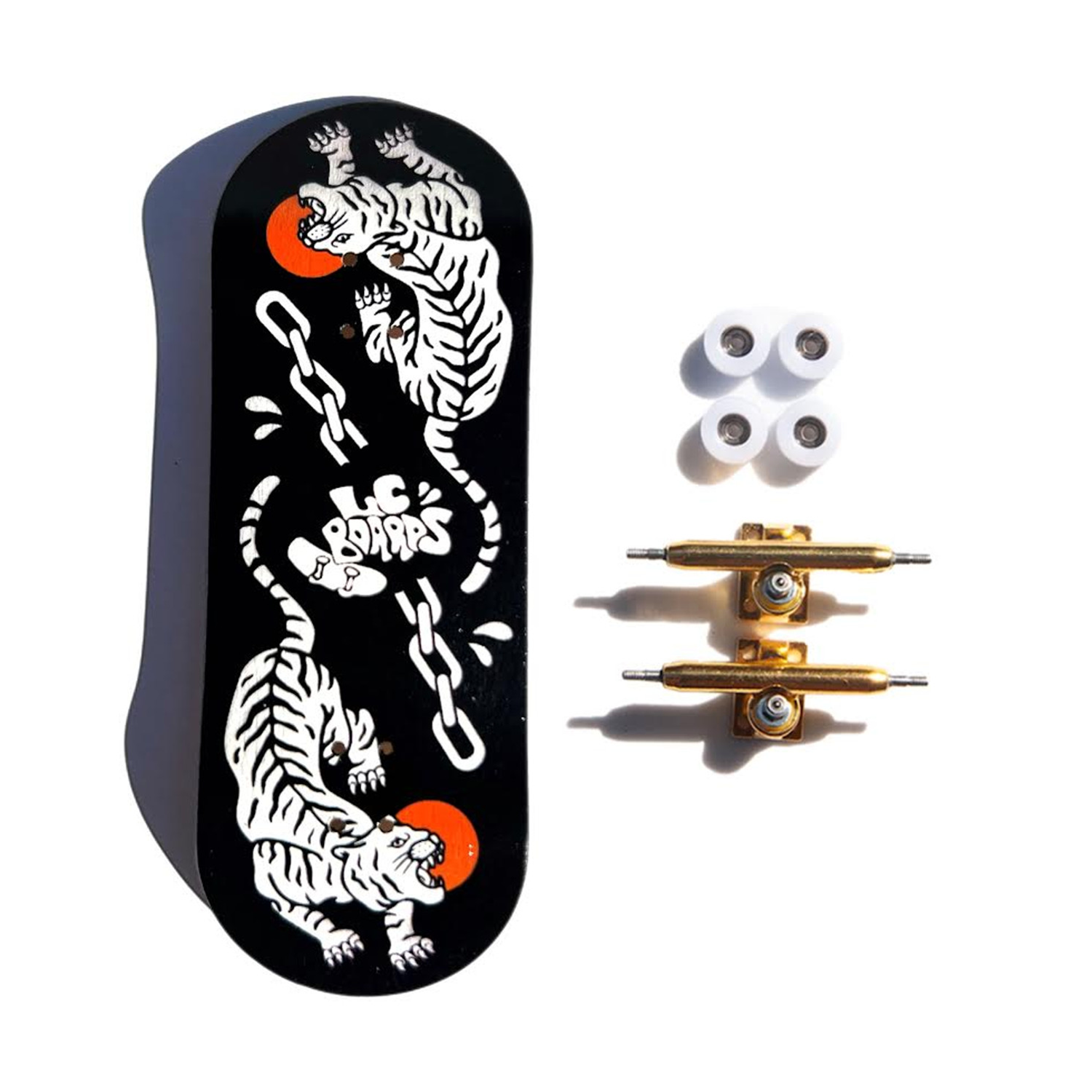 LC Boards Fingerboard 34mm Complete - Daphna Sebbane Tiger