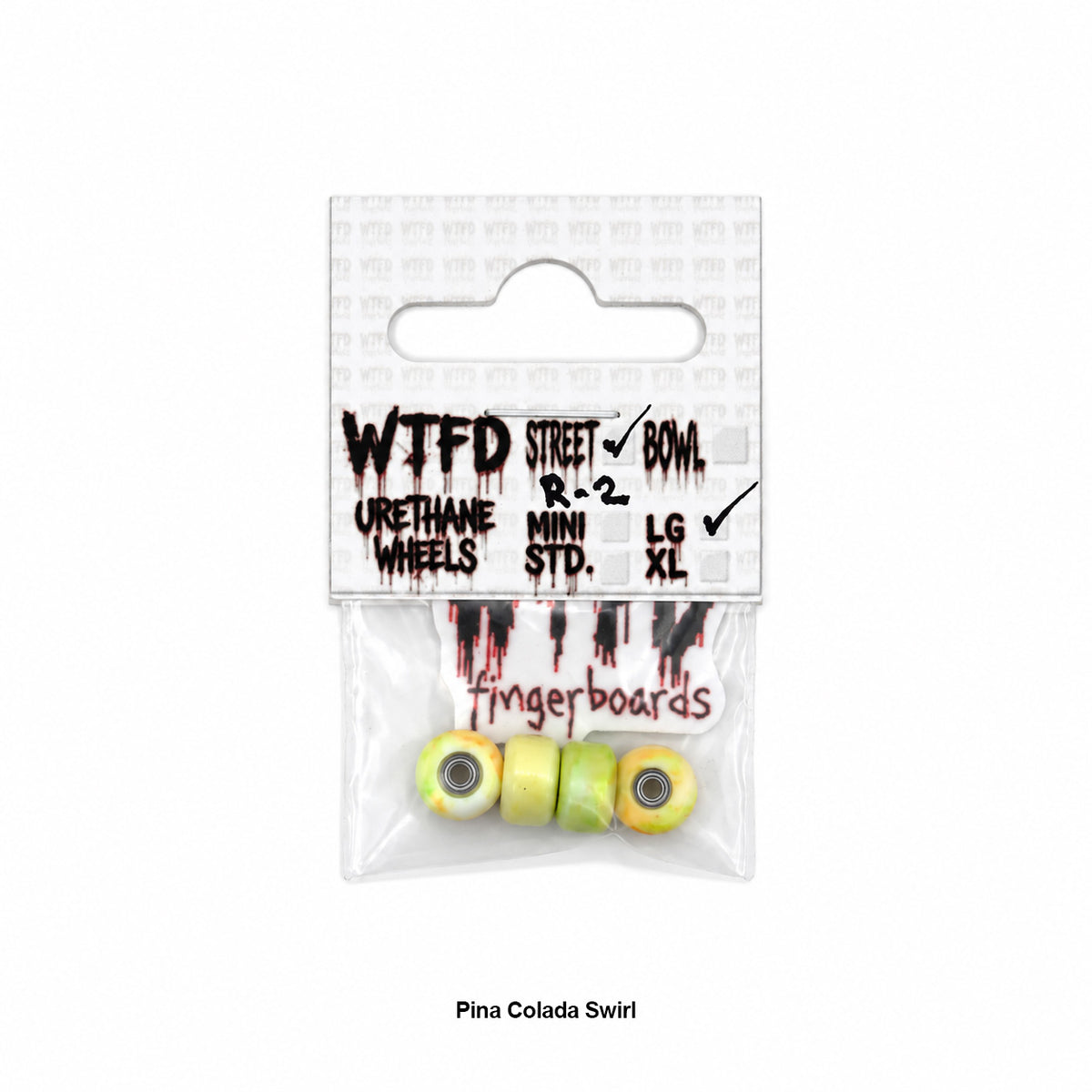 WTFD Fingerboard R2 Wheels