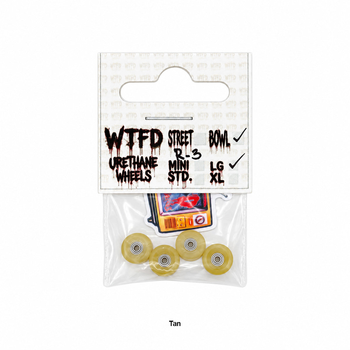 WTFD Fingerboard R2 Wheels