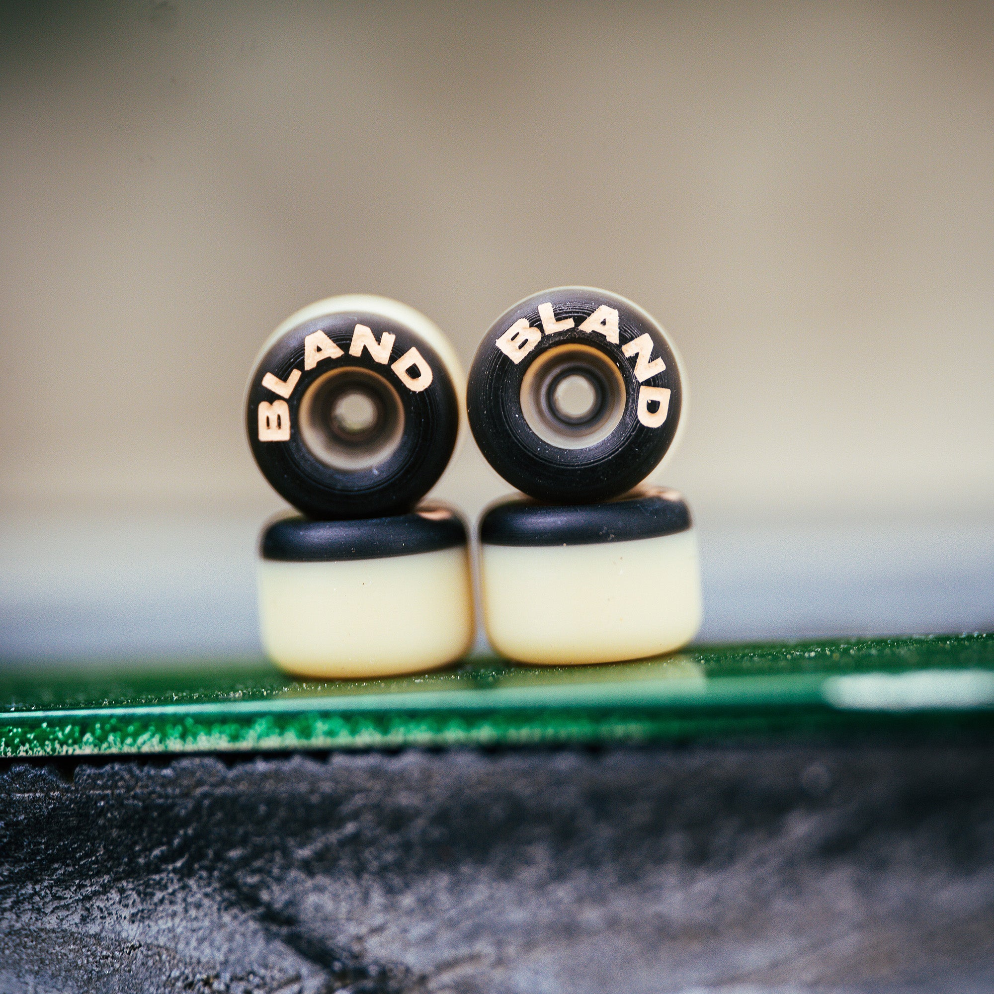 Bloob x Bland Collab Fingerboard Wheels - Tan