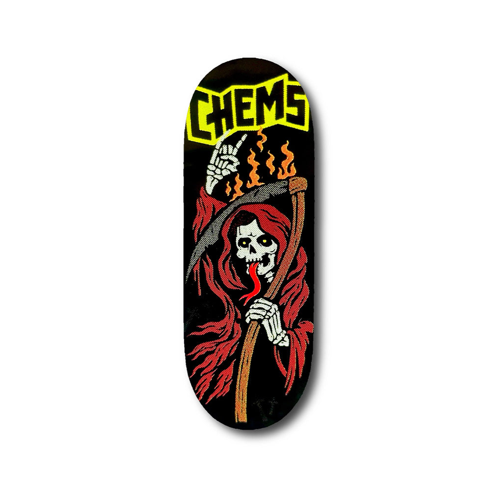 Chems Fingerboard Deck - Red Ghoul