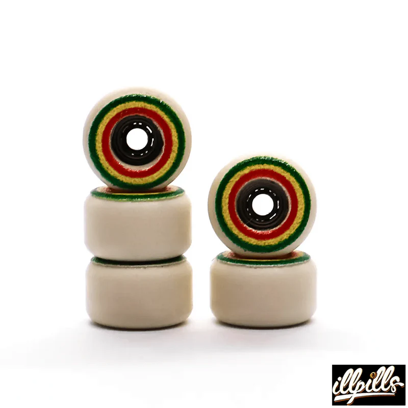 Dirty FB illPills 70D Wheels - Rasta
