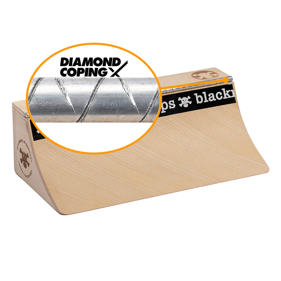 Blackriver Fingerboard Ramps - Pocket Quarter XL w/ Diamond Coping