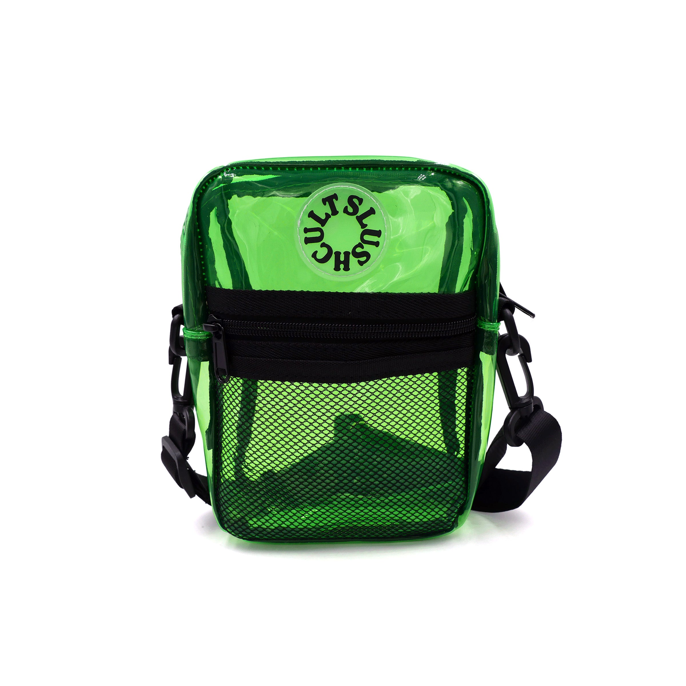 Slushcult Anywhere Side Bag - Clear Green